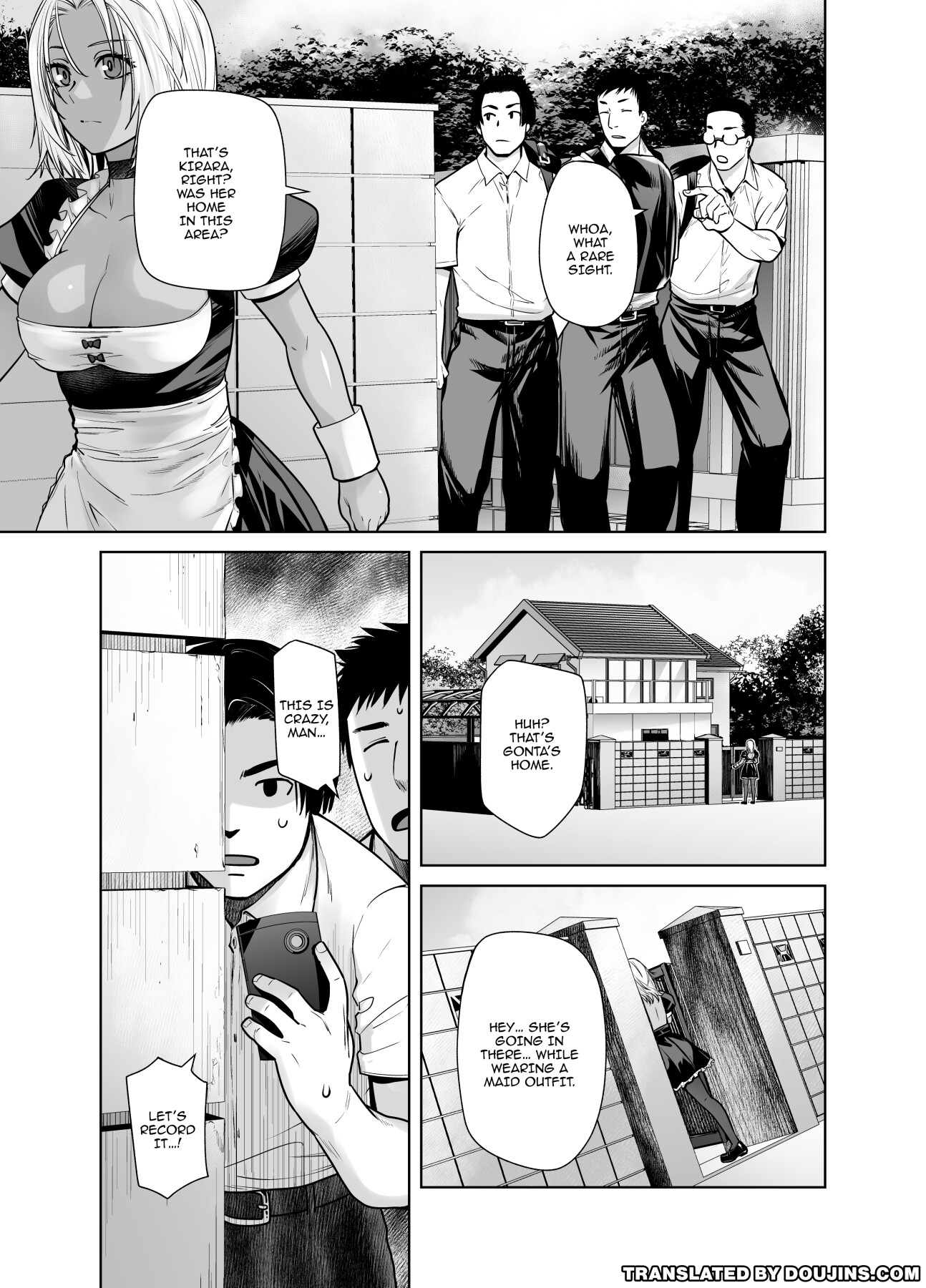 Hentai Manga Comic-The Black Gal Who Became The Homeroom Teacher's Maid 3-Read-4